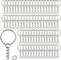 Schlüsselringe – 140 Stück, 70 Stück, 25mm, silber