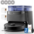 LEFANT M3 Ultra Roboterstaubsauger mit Wischmodus, 23000 Pa Saugkraft, automatisches Laden, Hindernisvermeidung, Wischmopp-Anhebung, 210 Min Laufzeit, Anti-Tangle, LiDAR-Navigation, Mehrgeschosskarten
