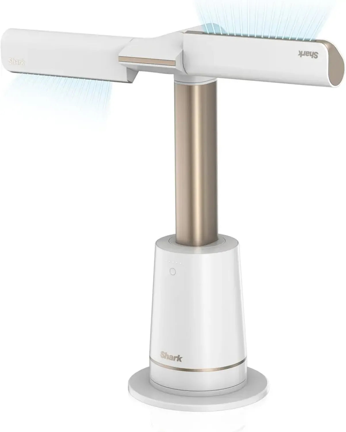 Shark TurboBlade Standventilator, kraftvolle Luftzirkulation, 10 Geschwindigkeiten, 180° Oszillation, leiser Betrieb, mit Fernbedienung und Timer, leicht zu reinigen, Weiß